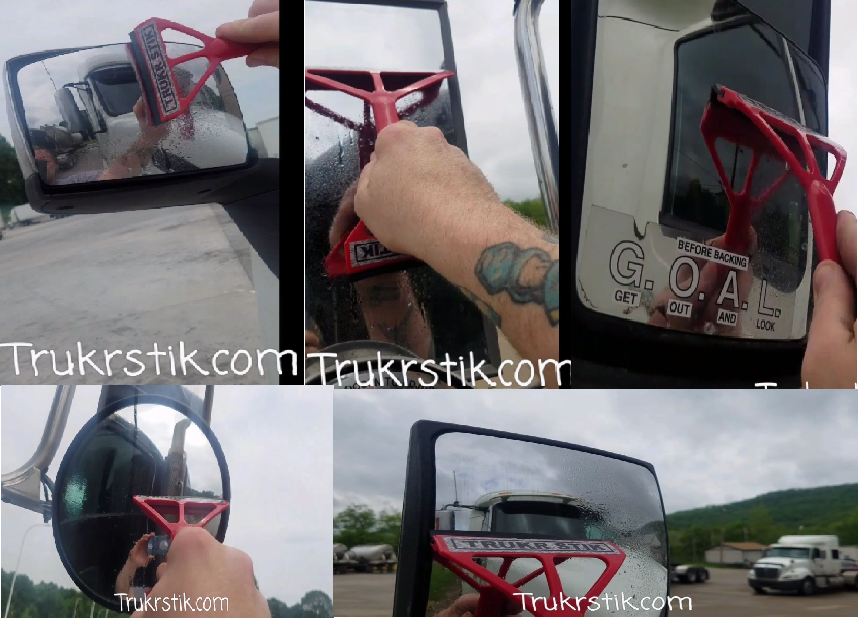 Truck Mirror Squeegee – Trukr Stik