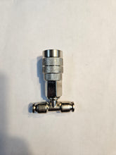 UPGRADED! All metal truck seat air line Tee with BONUS straight line repair push connect fitting!